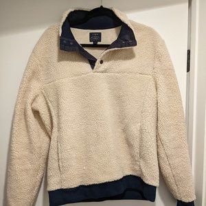 J Crew Sherpa Mockneck Pullover